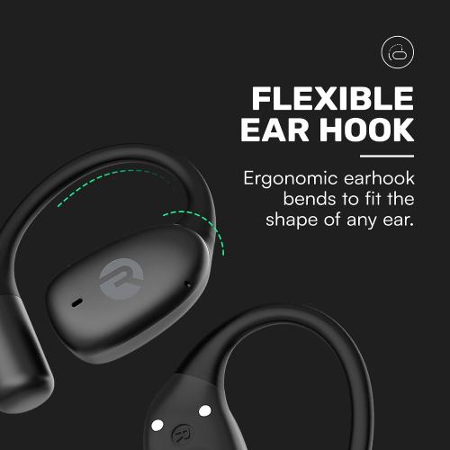 Raycon Essential Open Ear Earbuds – Open Ear Headphones, Earbuds Wireless Bluetooth, Sweat & Water-Resistant Earphones, Running Headphones with Ultra-Lightweight Design, 36 Hours Battery Life (Mint)