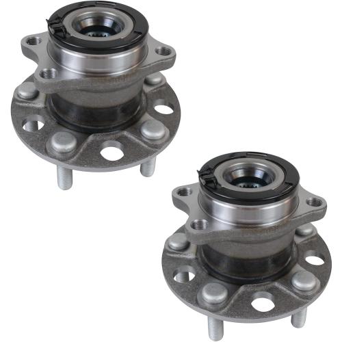 PAROD Pair 512333 Rear Wheel Bearing & Hub Assembly Compatible with 2007-2017 Jeep Compass, 2007-2017 Patriot, 2007-2008 Dodge Caliber 4WD/AWD