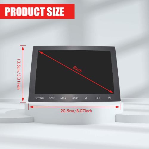 8 Touch Screen Display Nav Radio LCD Digitizer Navigation Radio Compatible with 2020 2021 2022 Mitsubishi Outlander Replaces 8740A098 8740A103