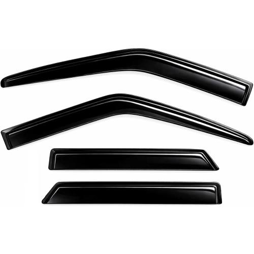2019-2026 Tape-On Rain Guards for Chevrolet Blazer (Crossover) Side Window Visor Deflectors LT RS Premier Durable Tinted Shades 2020 2021 2022 2023 2024 2025