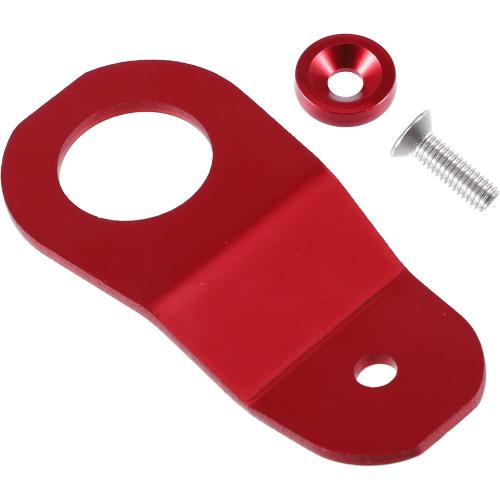 X AUTOHAUX Engine Water Tank Radiator Bracket Radiator Stay Mount Bracket and Washer Kit for Honda Civic 1996-2000 Aluminum Alloy Red 1 Set