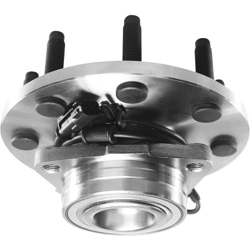 Detroit Axle - RWD Front Wheel Bearing Hubs for 2006 2007 2008 Dodge Ram 2500 3500, 2 Wheel Bearing and Hubs Assembly Replacement Pair Hubs