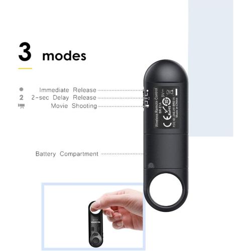 AODELAN Wireless Remote Control for Canon M6 Mark II,6D Mark II Replacement BR-E1 Camera Shutter Release for Canon EOS RP,M50, M50 Mark II, 90D,SL3 250D,SL2 200D,T7i,G7 X Mark III