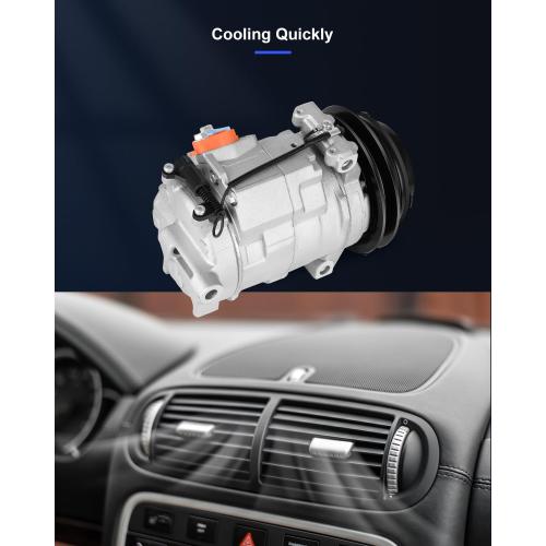 ECCPP A/C Compressor with Clutch 2003-2006 Fit for Dodge Sprinter 2500 3500 2.7L 2007-2009 Fit for Dodge Sprinter 2500 3500 3.0L AC Compressor