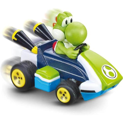 Carrera RC Nintendo Mario Kart 2.4 GHz Mini Collectible Radio Remote Control Toy Car Vehicle - Yoshi