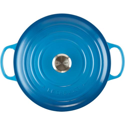 Le Creuset Enameled Cast Iron Signature Round Dutch Oven, 7.25 qt., Marseille