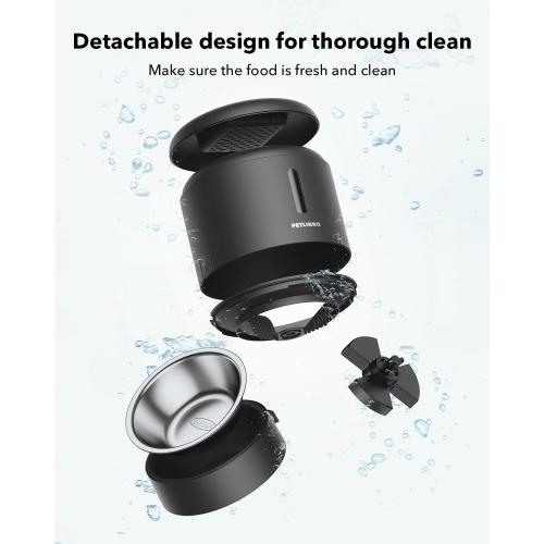 PETLIBRO Automatic Cat Feeder – 3L Programmable Pet Food Dispenser with Airtight Storage, Timed Portion Control, Voice Meal Call & Dual Power Supply, Clog-Free Healthy Feeding for Cats & Small Dogs
