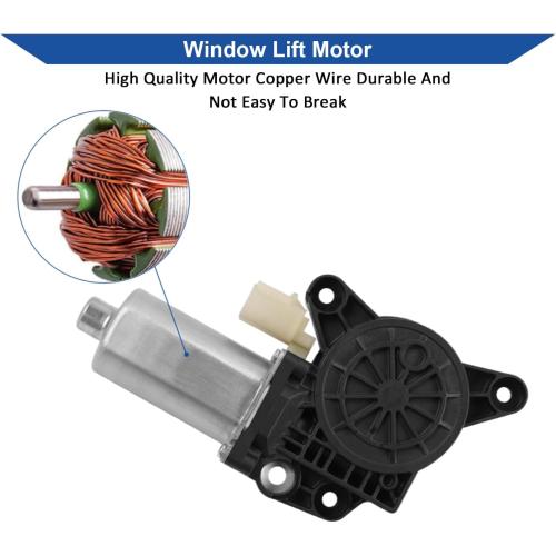 Obaee 748-508 Front Left Driver Side Power Window Regulator and Motor Assembly Compatible with Dodge Grand Caravan 2008-2020/ Chrysler Town & Country 2008-2016/ Ram C/V 2012-2015