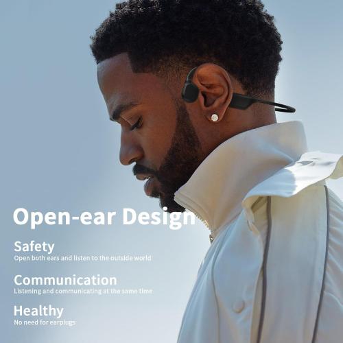 Bone Conduction Headphones - Open Ear Headphones Wireless Bluetooth Sports Earphones, IPX5 Waterproof Running Headphones Headset for Workout