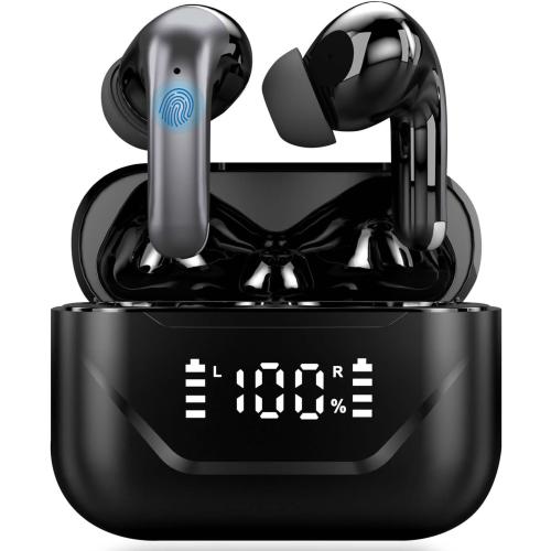 A17 Pro 3 in 1 Real Time Translator Earbuds, 144 Languages, Wireless Bluetooth, Black