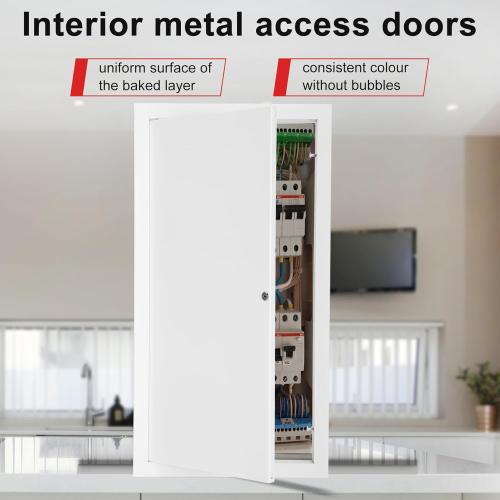 Access Panel for Drywall,Attic Door, Ceiling Access Panel for Drywall, Metal Access Panels to Solve The Problem of Fragile Panels(Screwdriver Latch)