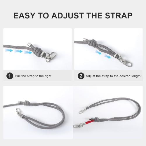 Sling Bag for Men/Women,Lightweight Nylon Travel Essential with Detachable Cord,Fanny Pack Crossbody Shoulder