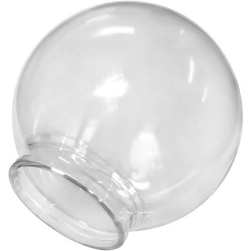 Beam Lighting 6-inch Clear Acrylic Replacement Globe - Cover for Ceiling, Wall Fixtures, Lamp Posts, or Streetlights