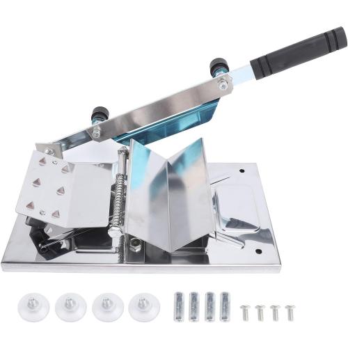 Manual Frozen Meat Slicing Machine, Stainless Steel Meat Cutter for Beef Mutton Roll, Adjustable Thickness Food Slicer for Hot Pot BBQ Home Cooking with 12 Accessories‼️missing pieces‼️