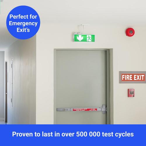 Commercial Door Bar Panic Exit Device with Alarm - FS-1550A UL Listed Push Bar Door Handle - Emergency Opener for Exits - Grade 1 Certified Crash Handle