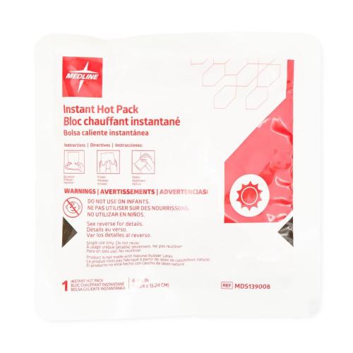 Medline Instant Hot Pack, 6 x 6,1,Each,MDS139008H