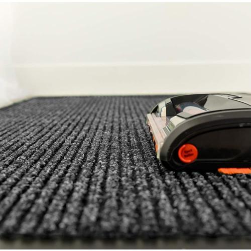 Notrax 109 Brush Step Carpeted Indoor/Outdoor Entrance Mat for Home or Office, 3' X 5', Absorbent Slip Resistant Heavy Duty Entry Mat, Charcoal, 109S0035CH