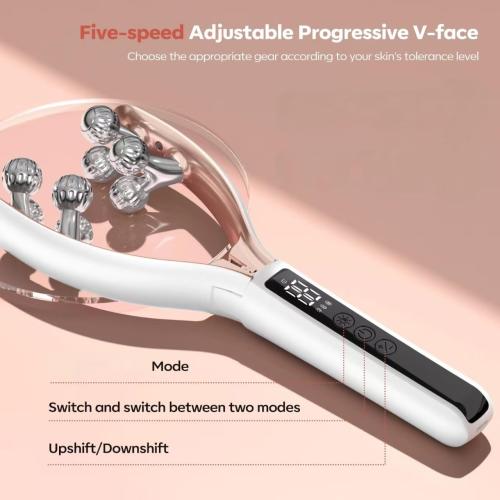 Doge&Vollar Face and Neck Massager | Jaw Massager with Face Roller | Facial Sculpting Tool for Tmj Massager | Vibration & Relaxation Gift for Home & Travel Use