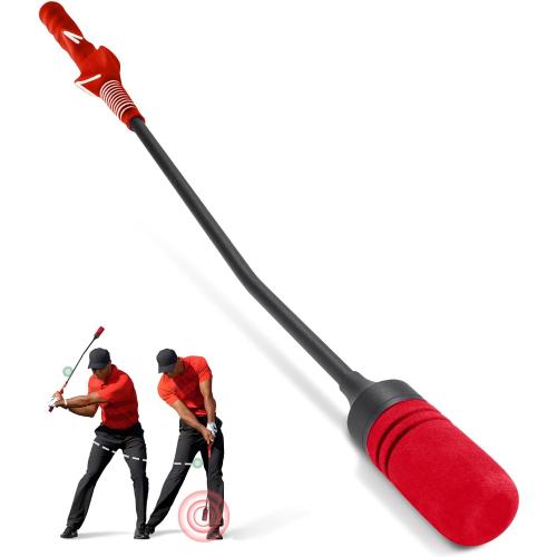 Golf Swing Trainer - Click Stick Golf Trainer for Golf Tempo Practice, Weighted Golf Training Aid Helps Enhance Strength, Improve Swing Rhythm & Maintain Balance