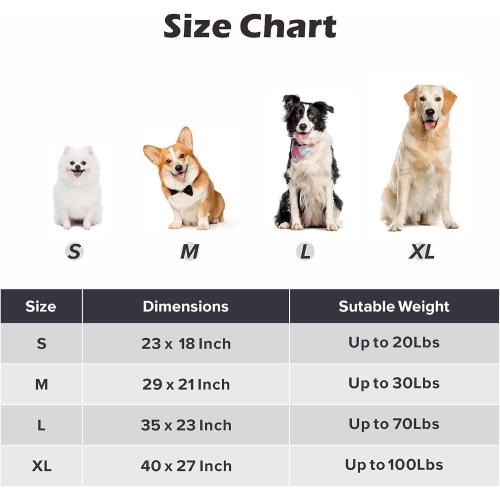 SIWA MARY Dog Bed Mat Soft Crate Pad Washable Anti-Slip Mattress for Large Medium Small Dogs and Cats Kennel Pad(29'' x 21'' Grey)