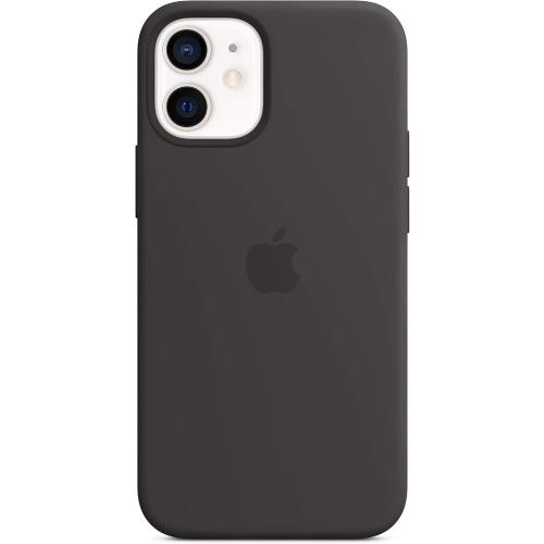 Apple iPhone 12 mini Silicone Case with MagSafe - Black