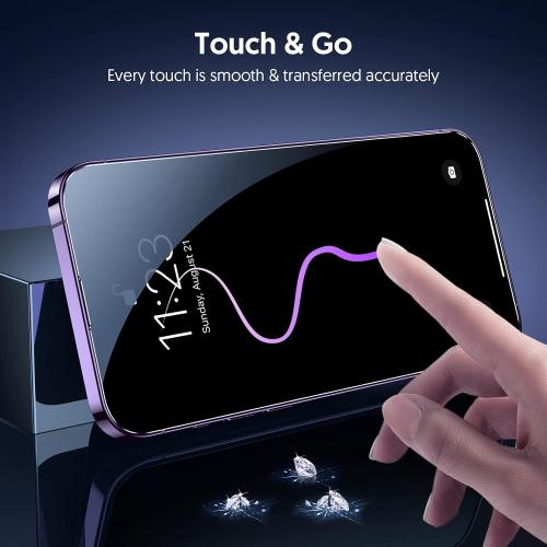 Fotbor for [3 3 Pack] iPhone 14 Pro Max Screen Protector with Camera Lens Protector, 9H Shatterproof Tempered Glass Film with Easy Installation Frame, HD Clear Sensitive Full Coverage 6.7 Inch‼️missing two‼️