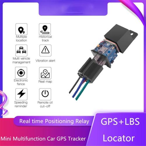 GPS Tracker - GPS Tracker Device for Vehicles, Real time Locator & Tracking Device for Cars, Motorbikes & Trucks, Easy to Install Wired Car Trackers for Your Vehicle with Alarm
