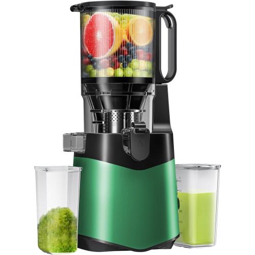 Slow Juicer Machines, 5.8 Feeding Chute For Fruits and Vegetables, High Juice Yield & Easy to Clean ***Dark Grey***