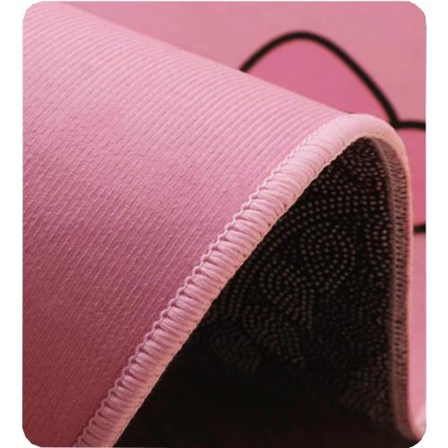 Pink Washable Runner Rug 2' x 5' 3 Cute Cartoon Kitten Face Pattern Non-Slip Area Rugs Kawaii Carpet Home Decor Carpet for Living Room Bedroom Entryway Rug