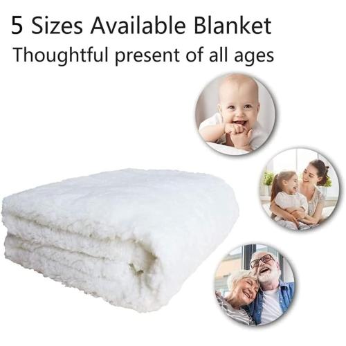 Blue Pine Tree Bed Blanket Kids Girls Misty Style Sherpa Blanket Soft Cozy Lightweight Natural Landscape Plush Fleece Foggy Mountain Blanket Gifts for Bed Chair Office Sofa(Throw 50x60)