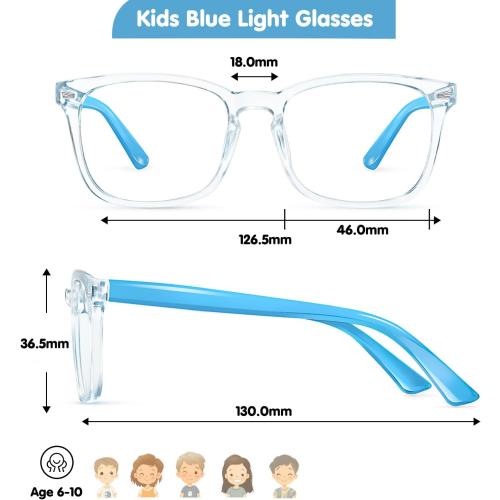 CHEERS DEVICES Blue Light Blocking Glasses for Kids Boys Girls Teens - Computer Glasses with Unbreakable Frame and Anti-Glare