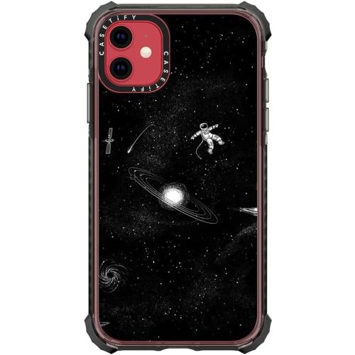 Size iPhone 11 Color Black CASETiFY Ultra Impact Case for iPhone 11 - Gravity 3.0 - Clear Black