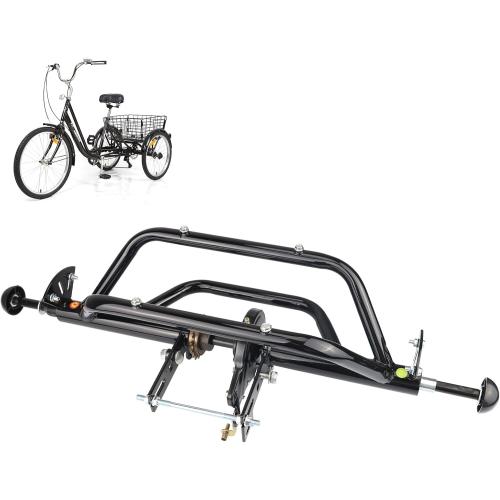 WEEROCK 20 24 26 Tricycle Rear Axle Tricycle Conversion Kit Single Speed/ 7 Speeds for 20 24 26 Inch Adult Tricycle, Trike, 3 Wheel Bikes，Black