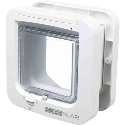 SureFlap - Sure Petcare Microchip Cat Flap, White, Scans Pet's ID on Entry, Check Your Cat's Size,Flap Opening is 4 3/4” (H) by 5 5/8” (W)