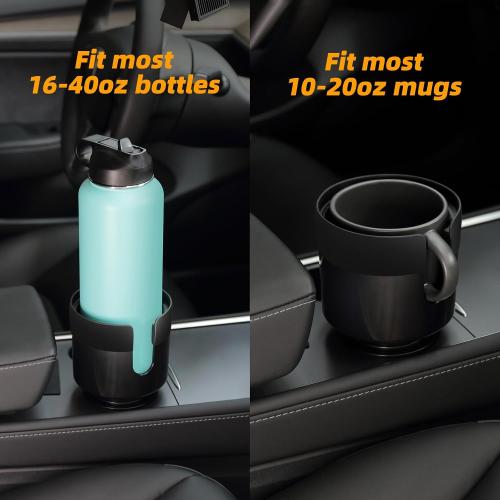 TYKOR Car Cup Holder Expander, Extender for Car with Adjustable Base