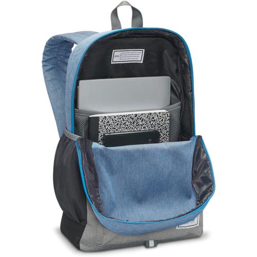 Solo New York Re:Port Laptop Backpack, Made from Recycled Materials, Out of the dark Blue, Fits Up to 15.6 Laptop