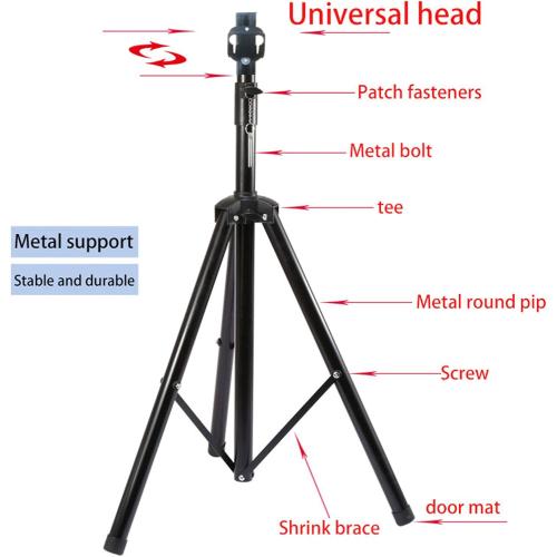 3DHologramFan Stand with Multi-Function Base, Height 39.4 to 69 Inch, 150 Pounds Load-Bearing for A Variety of 3D Rack