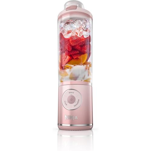 Ninja Blast Max, Portable Blender   Twist & Go, Personal Smoothie, Blend, Ice Crush, 3 Programs, Cordless, 22 oz removable Vessel, Dishwasher Safe, Leakproof, Pink, BC251PK