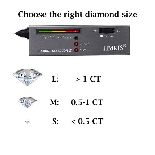 Diamond Tester Pen, Professional Jewelry Diamond Tester with 60X Jewelry Loupe Magnifier, Diamond Selector for Novice and Expert (Non-Rechargeable)