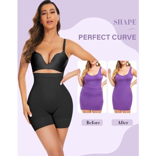 YADIFEN Tummy Control Shapewear Shorts Thigh Slimmer High Waisted Shapewear Women Girdles Shorts Women Shapewear Under Dress