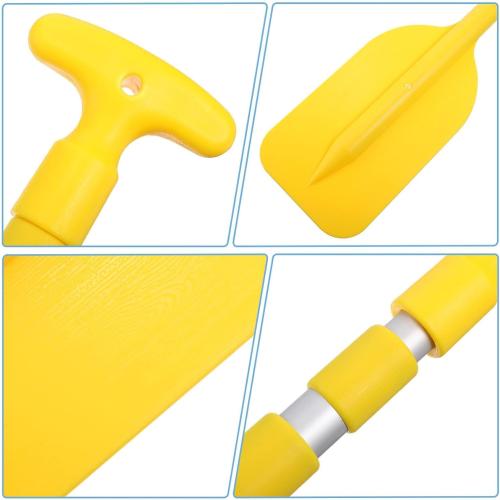 LIOOBO Telescopic Kayak Paddle - 2Pcs Plastic Aluminum Canoe Oar, Boating Accessories River Tubing Paddles