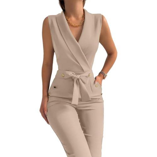 Size L ....Women's Elegant Jumpsuits V Neck