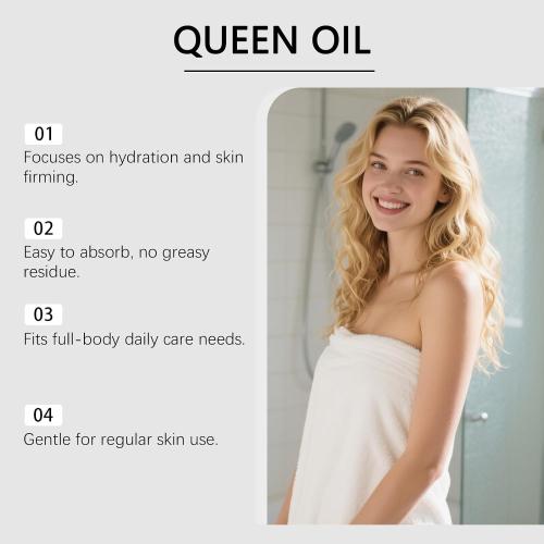 – Erae Queen Oil, Cold Pressed Botanical Body Oil for Face & Body, 120ML