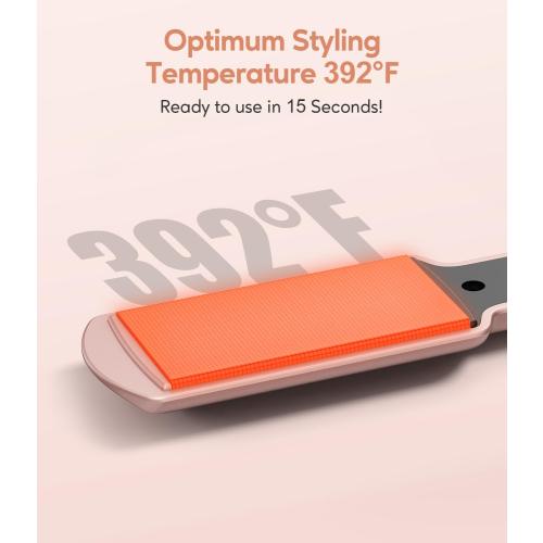 Farery Mini Flat Iron, 1.5 Inch Travel Hair Straightener for Short Hair
