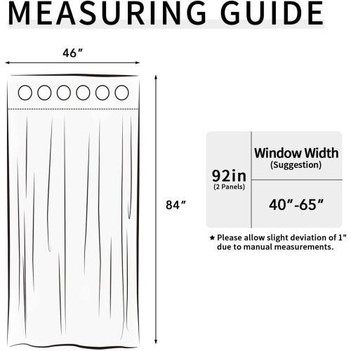Easy-Going Blackout Curtains for Bedroom, Solid Thermal Insulated Grommet and Noise Reduction Window Drapes, Room Darkening Curtains for Living Room, 2 Panels(46x84 in, Greyish Green)