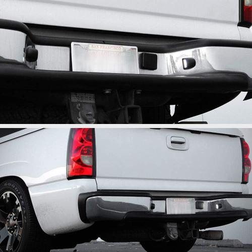 Full LED License Plate Light For Cadillac Escalade Chevy Silverado 1500 2500 3500 Suburban Tahoe GMC Sierra 1500 2500 3500 Yukon XL Tag Lamp Assembly Replacement