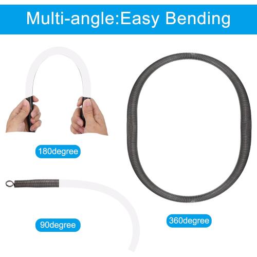 MECCANIXITY Spring Tube Bender OD 23.8mm/0.94 Steel Spring Pipe Bending Tubes 1000mm/39.37 Long for 1 PVC Pipe(ID 25mm) in Home Renovations,Electrician Wiring Bending Pipe(insert-pipe use)