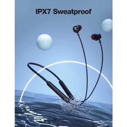 Rythflo Bluetooth Headphones,V5.2 Wireless Bluetooth Earbuds w/Mic in-Ear Magnetic Neckband Earphone 30Hrs Playtime, IPX7 Sweatproof Deep Bass Headset for Phone Call Music Sports