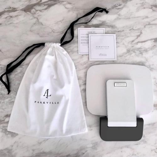 Folding Shower Seat Wall Mounted – Secure Fold Down Shower Bench, 350lbs Capacity, Space-Saving & Easy to Clean, Matte Black