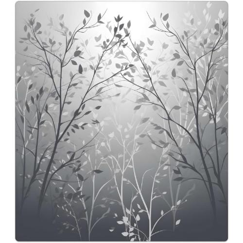 Dishwasher Magnet Cover, Grey Tree Waterproof Fade-Resistant Decorative Cover, Durable Magnetic Panel for Dishwasher